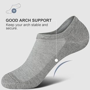 Cross-border Men's Socks plus size Summer Thin Casual Shallow Mouth Invisible Breathable Boat Socks Don't Fall Socks Amazon