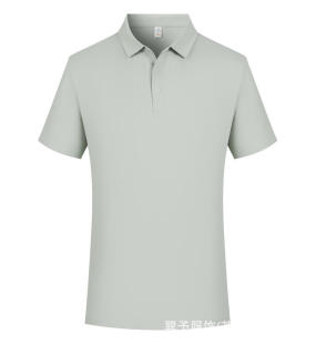 High-end ice silk seamless polo shirt long staple cotton group work clothes advertising shirt short sleeve t-shirt cultural shirt embroidered logo