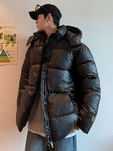 2023 Winter Casual Black Gold Bright Down Jacket Women's Anti-Season regular Lovers Thickened Over-knee Wash-free Jacket