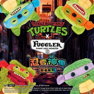 Подлинный fuggler Уродливые куклы Монстр-ниндзя Черепашки TMNT Ограниченная плюшевая кукла, чтобы играть в игрушки для детей