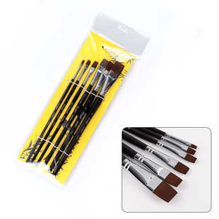 Nail painting pen painting pen body painting pen two-color flower painting pen large row pen 6 sets of pens wholesale