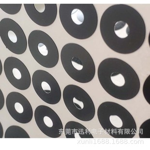 High temperature PC face pad for 1865 lithium battery 18*7mm flame retardant black PC gasket black PC insulation gasket