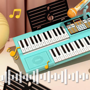 49-Key Double-Layer Digital Keyboard Portable Piano Kindergarten Teacher Beginner Kidsren Adult Universal Basic Entry-Level Teaching Instrument