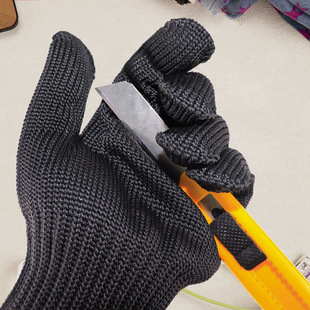 Multi-purpose professional protective anti-cutting, anti-stab and self-defense gloves grade 5 outdoor labor protection steel wire gloves reinforced white