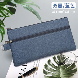 Primary School students a6 pencil case 2021 new popular middle school students children kindergarten waterproof zipper pen case printing logo