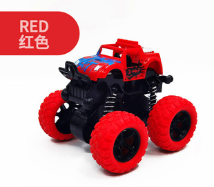 Shake the sound of the new children's four-wheel drive inertia off-road Big Foot simulation stunt swing car fall-resistant small toy model