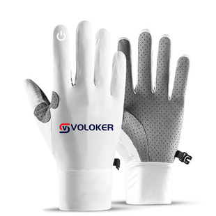 Cycling Gloves Summer Men's and Women's Sports Outdoor Fitness Non-slip Ice Silk Cycling Half-finger Touch Screen Cycling Gloves