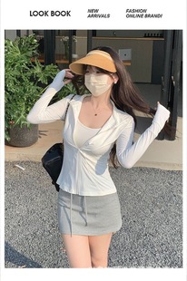 Ono Style Slim-fit Sun-protection Clothing Women's Summer UV-protection Jacket Breathable New Ice Silk Hooded Sun-protection Clothing for Women