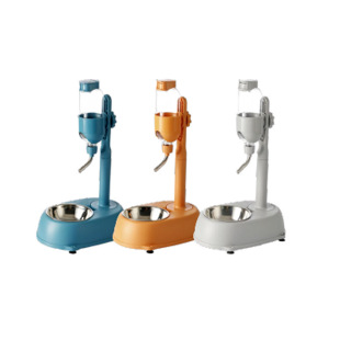 Cat Lifting Rod Type Pet Drinker Combination Dog Feeder Ball-Hanging Kettle Drinker