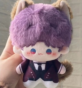 Love and Deep Space 10cm Cotton Doll Qi Yu Qin Che Shen Xing Back to Li Shen Meow Deacon Printed Body