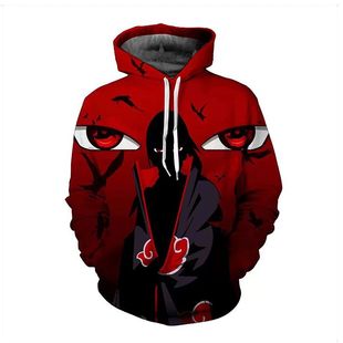2023 European and American code Cartoon Cartoon 3D digital printing adult children's pullover hooded sweater ROW1001-1020