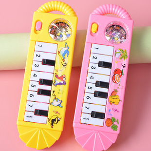 Electric music electronic piano mini trumpet simulation guitar boys and girls educational gifts stall supply toys
