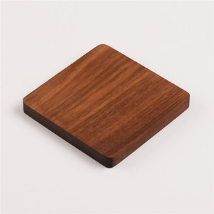 Creative Wooden Solid Wood Coaster Logo Carved Wooden Tea Tray Cup Holder Tea Mat Wooden Tea Holder Japanese Style Heat Insulation Mat