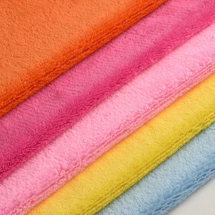 Factory in stock Single-sided Double-sided Coral Fleece Polyester Plain Beibei Fleece Blanket Nightgown Home Textile Fabric