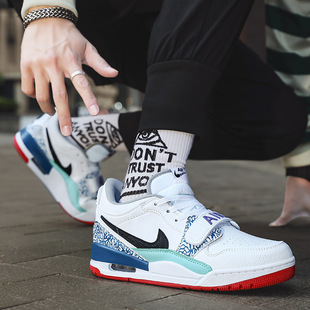 Aj Men's Shoes aj312 Dragon Year Limited High-top Basketball Shoes Rice White Blue sneaker Low-top Easter Sneakers Women