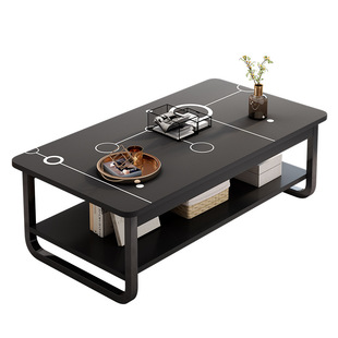 A2L Coffee Table Living Room Home Sofa Side Double Side Table Simple Modern Rental House Office Small Tea Table Square