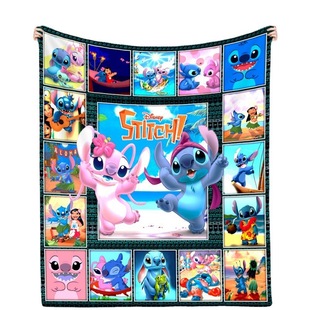 Cross-border exclusive for Amazon Christmas Stitch flannel blanket printing wholesale factory direct supply large favorably