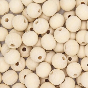 4-50mm Lotus Wood Round Beads Loose Beads Wholesale Raw Wood Beads Solid Wood Round DIY Jewelry Accessories Wooden