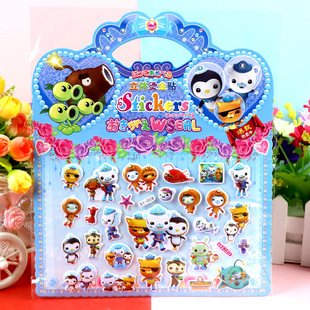 Детская мультипликационная наклейка Bubbu Kuromi Midy Do Wangwang Team Snow Bubble Трехлетняя наклейка с горячей штамповкой