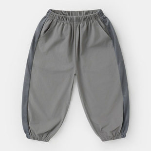 Boy Mountain Chaining Net Брюки Летняя новая детская одежда Детская повседневная длинная брюки Летняя U16239