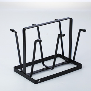 Metal Rack Glass Water Cup Home Kitchen Multifunctional Storage Rack Japanese Mug Home Living Room Cup Holder