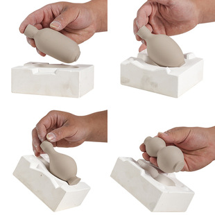 Mini small vase ceramic mold pottery plaster grouting mold education teaching curriculum tool pottery culture