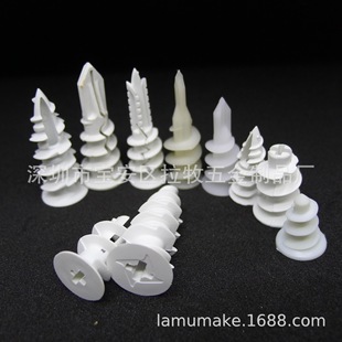 Nylon Spiral Expansion tube gecko gypsum drill tail self-tapping plastic screw gypsum board screw expansion bolt foreign trade export