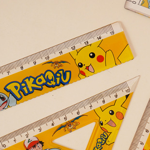 Pikachu Latchams Pokemeng Изучение прямой линейки