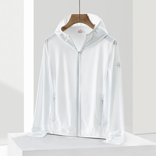 Фабрика летняя новая Солнцезащитная одежда Ice Silk пара ледяная Солнцезащитная одежда с капюшоном Сверхлегкий дышащий кожаный Тренч