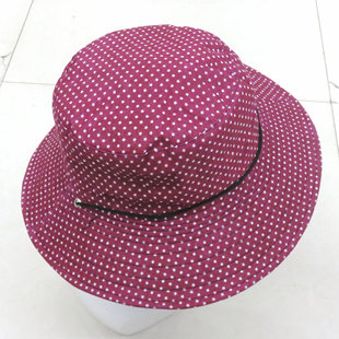Middle-aged and old spring and autumn hat sunscreen sunshade UV-proof hat small flower cloth hat double-sided foldable old lady hat