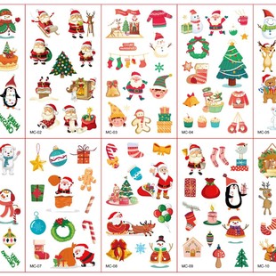 New Cross-border Cartoon Marine Animal Tattoo Stickers Series Children's Cute Fun Animation Tattoo Stickers Anti-sweat