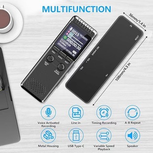 Новый диктофон ручка 150 часов литиевый 8 язык TYPEC интерфейс 32GB 64GB спот волос D768