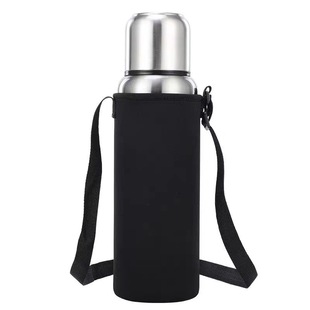Cross-border Stainless Steel Thermos Cup Large Capacity Bullet Male and Female Sports Kettle Outdoor Portable Bag Travel Kettle