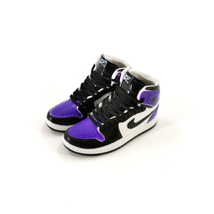 AJ shoe model keychain AJ1 hard shell mini 3D three-dimensional basketball shoes trendy surprise blind box bag pendant