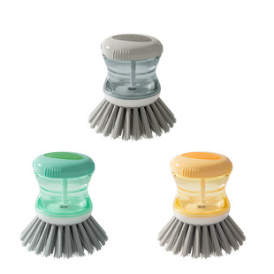 Revitalizing the automatic liquid-adding brush pot brush SA7735 pressure liquid dishwashing brush non-stick oil kitchen cleaning pot dishwashing