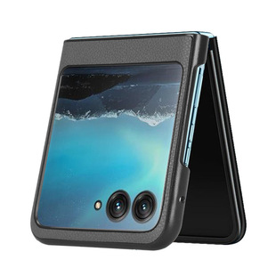 Для Motorola Razr 40 Ультра чехол для мобильного телефона карта Личи узор патч кожаный чехол