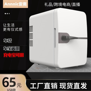6L handle beauty refrigerator car home dual-use refrigeration heating mask skin care products refrigerated dormitory home cross-border