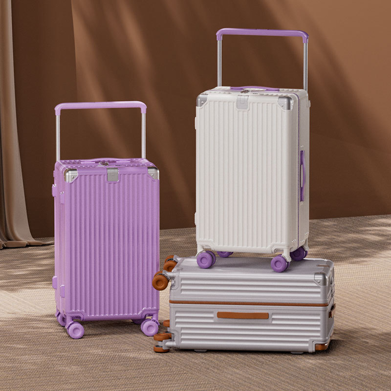 Wide Trolley Suitcase 2025 New Thickeneded, Strong and Durable Skate Wheel Explosion-Proof Zipper Password Box for Men's Business