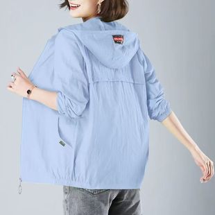 Mother Sun Protection Clothing Women's Summer Thin Short Coat 2025 New Breathable Loose Middle-aged plus size Sun Protection Clothing Cardigan