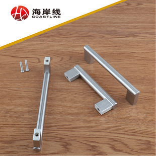 HAX-026 Stainless Steel Round Tube Glass Door Handrail Hotel Living Room Bathroom Door Handle Framed Door Sliding Door Handle