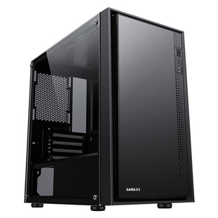 Applicable to SAMA (flat head brother M2 computer chassis desktop matx chassis glass side through