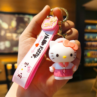 Милый мультфильм KTCat брелок для ключей Sanrio сумка подвеска автомобильная цепочка для ключей небольшой подарок оптом