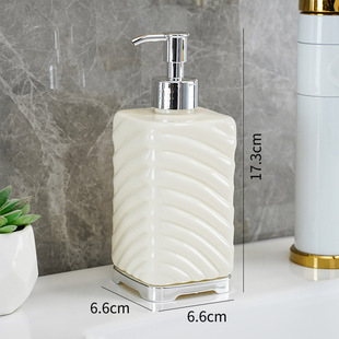Lotion bottle wholesale new simple creative high-value plastic cheese hotel bathroom hand sanitizer press bottle empty bottle