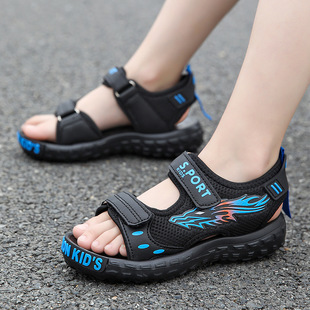 Children's shoes sandals 2024 new boys sandals summer fashion big children's open toe sandals boys beach sandals tide