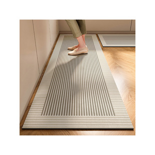 Quiet Wind Diatom Mud Kitchen Blanket Absorbent Non-slip Thickened Floor Mat Wipe-free and Dirty-resistant Bathroom Foot Mat