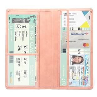 New American car insurance folder long litchi pattern motor vehicle driving license multi-functional cover