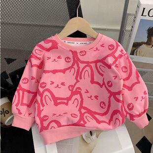 Girls' Autumn Wear suit 2024 New Style Fashionable Children's Wear Autumn Children's Female Baby's Wear Two-Piece Set Spring and Autumn