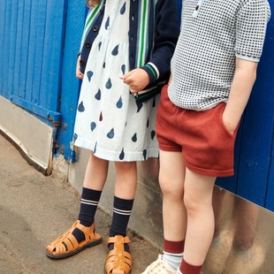 organic cotton triple color classic shorts XR