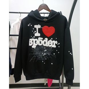 Spder555 тяжелый вес 420G плюшевая толстовка с капюшоном