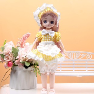 30cm Constant Trendy Confused Barbie Cartoon Dress-Up Doll Music Girl Princess Lori Toy Set